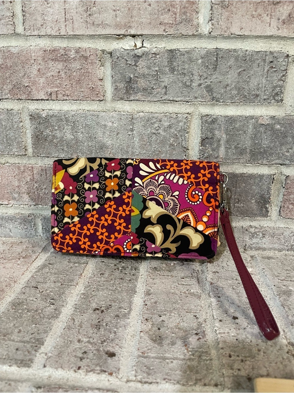Vera Bradley Multicolor Patchwork Wristlet